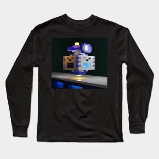 C64 Impossible Mission 3D Long Sleeve T-Shirt